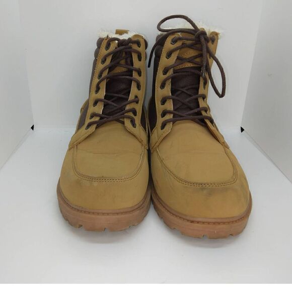 Sean John Kingswood 2 Mens Pre-owned Tan & Brown Suede Winter Boots - sz. 10 - Picture 2 of 5